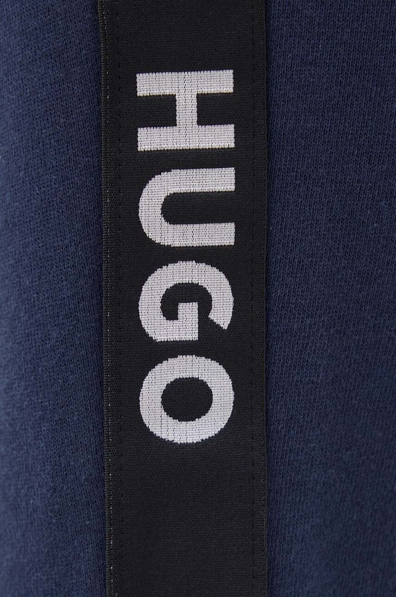 Домашен къс панталон от памук HUGO 50496996 син