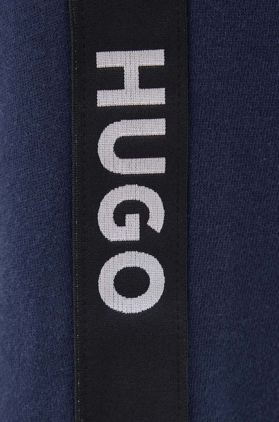 Домашен къс панталон от памук HUGO 50496996 син