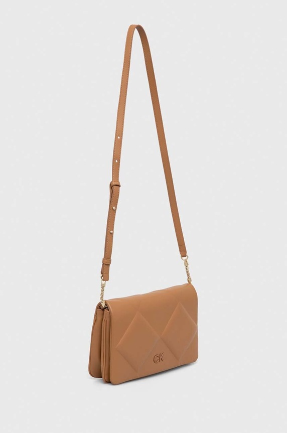 Calvin Klein torebka K60K611021 beżowy AW23