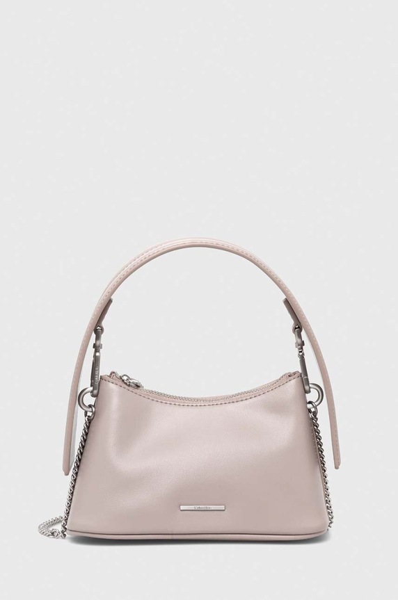 Calvin Klein torebka nie mieści A4 fioletowy K60K611022