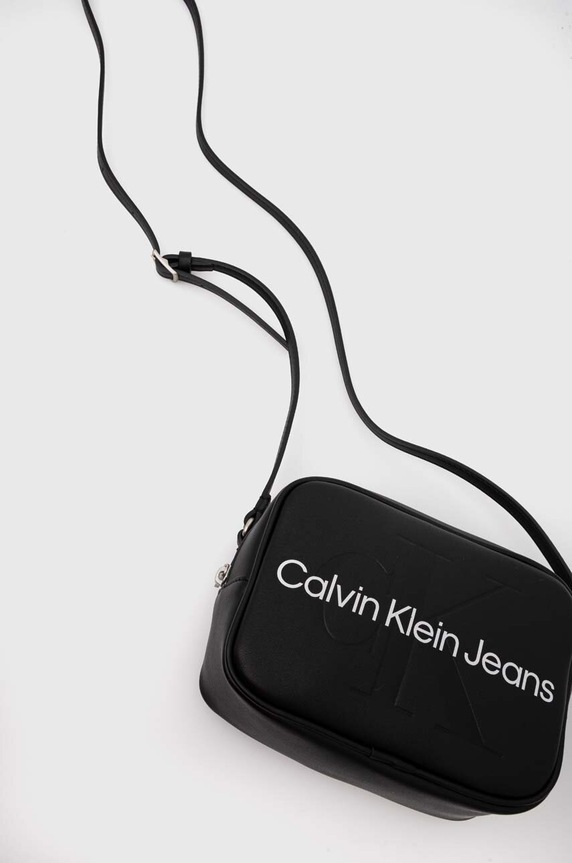 Τσάντα Calvin Klein Jeans K60K610275 μαύρο