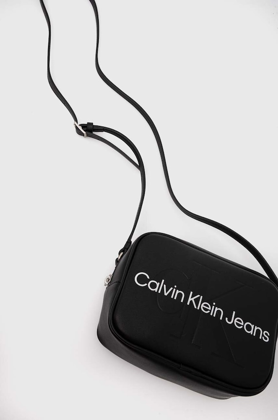 Τσάντα Calvin Klein Jeans K60K610275 μαύρο