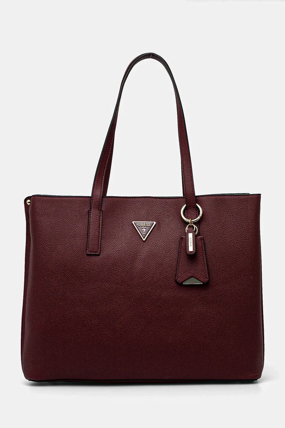 Torba Guess MERIDIAN bez uzorka bordo HWBG87.78230
