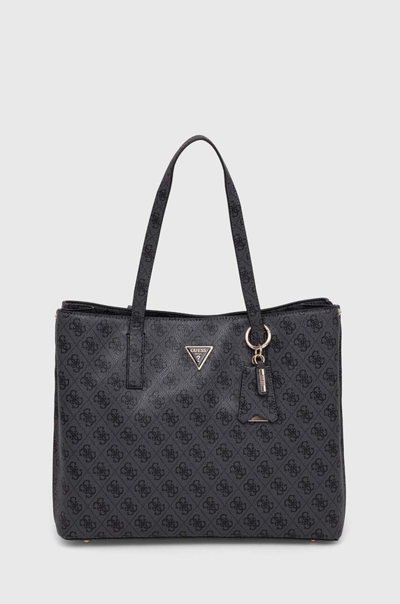 Guess torebka MERIDIAN mieści A4 czarny HWSG87.78230