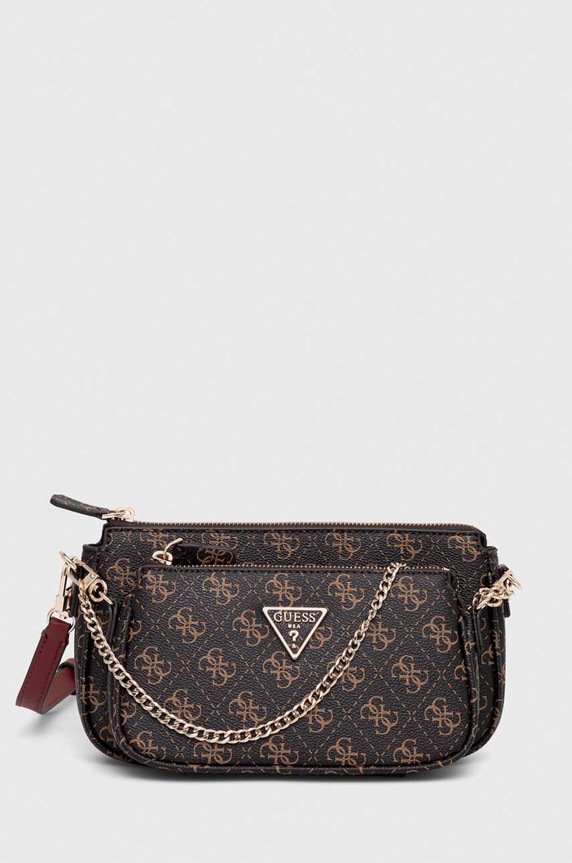 Torba Guess imitacija zrnate kože smeđa HWQL78.79710