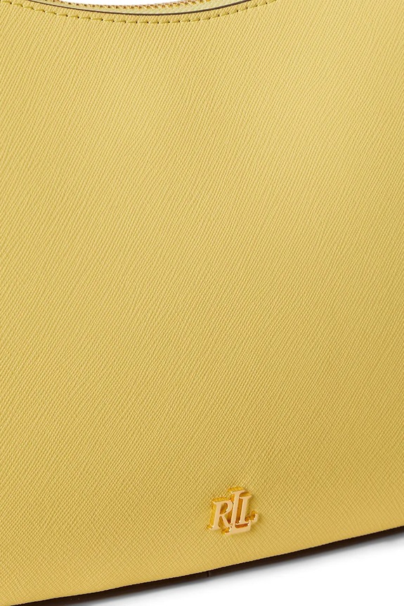 Lauren Ralph Lauren torebka skórzana 431883768 żółty
