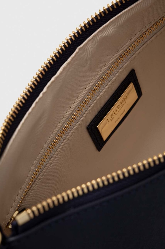 Lauren Ralph Lauren geantă de piele 431883768 bleumarin