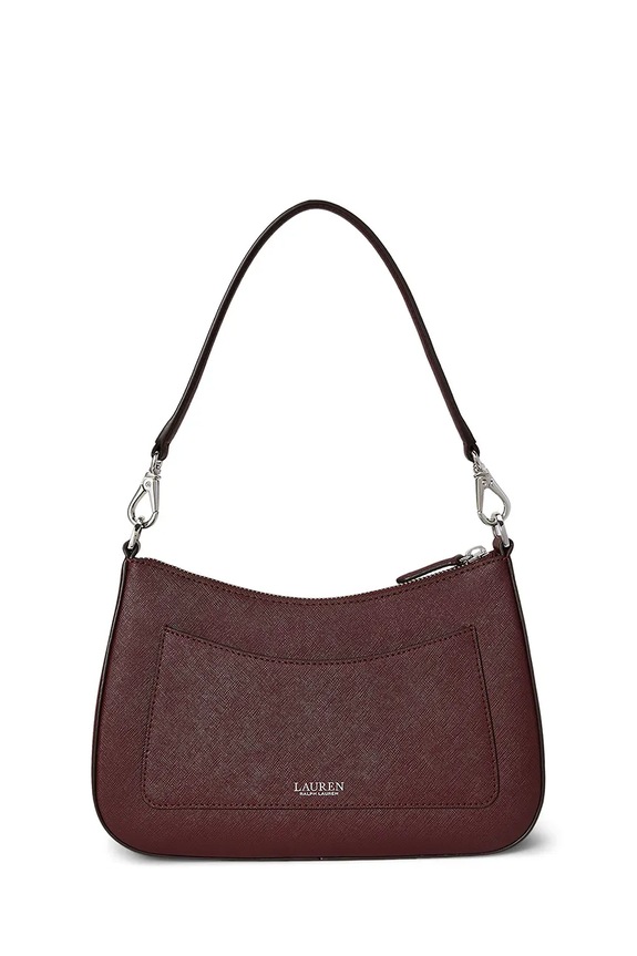 Аксесоари Кожена чанта Lauren Ralph Lauren 431883768 бордо