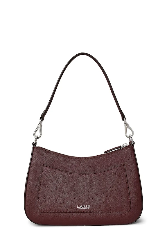 Аксесоари Кожена чанта Lauren Ralph Lauren 431883768 бордо
