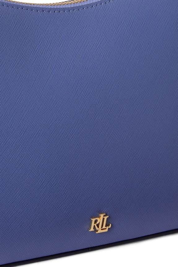 Kožená kabelka Lauren Ralph Lauren 431883768 modrá