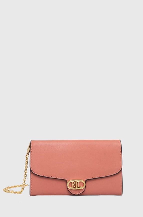 Lauren Ralph Lauren poseta piele uni roz 431902100
