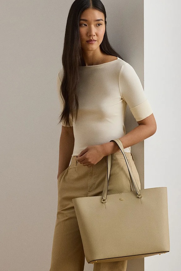 Lauren Ralph Lauren geantă de piele 431911655
