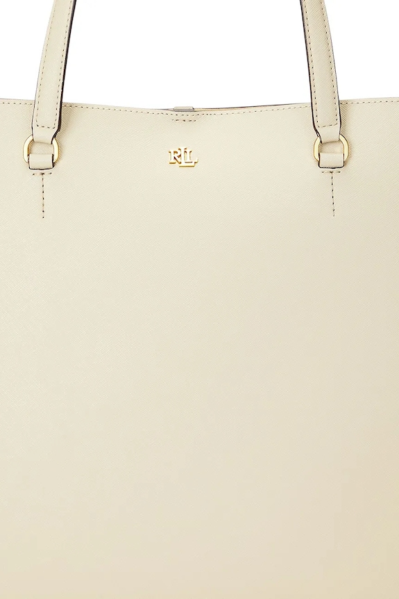 Lauren Ralph Lauren geantă de piele 431911655 bej