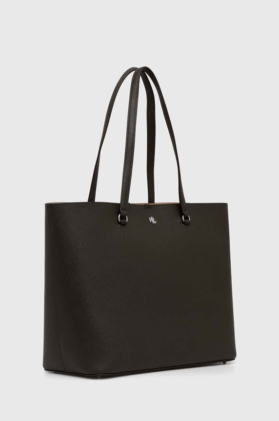Kožená kabelka Lauren Ralph Lauren 431911655 zelená SS26