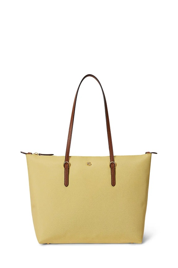 Lauren Ralph Lauren kabelka typu shopper dámska žltá 431916737