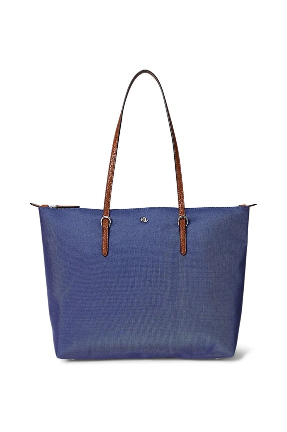 Lauren Ralph Lauren női shopper szintetikus bőr kék 431916737