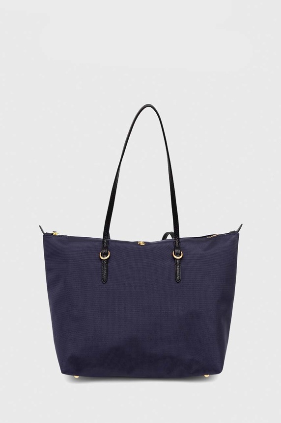 Lauren Ralph Lauren geantă shopper femei uni bleumarin 431916737