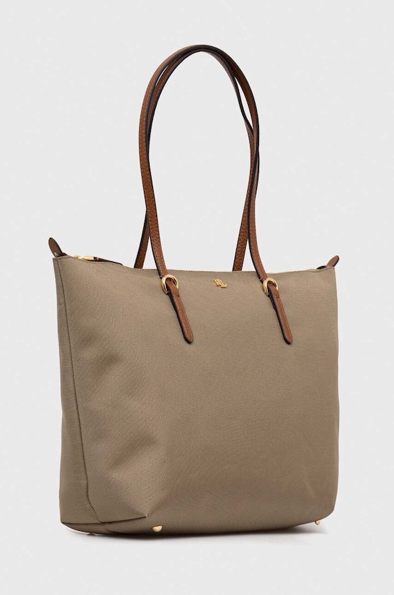 Lauren Ralph Lauren geantă shopper pentru femei 431916737 bej AA00
