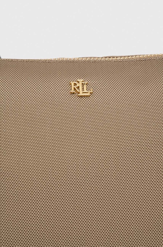 Accesorii Lauren Ralph Lauren geantă shopper pentru femei 431916737 bej