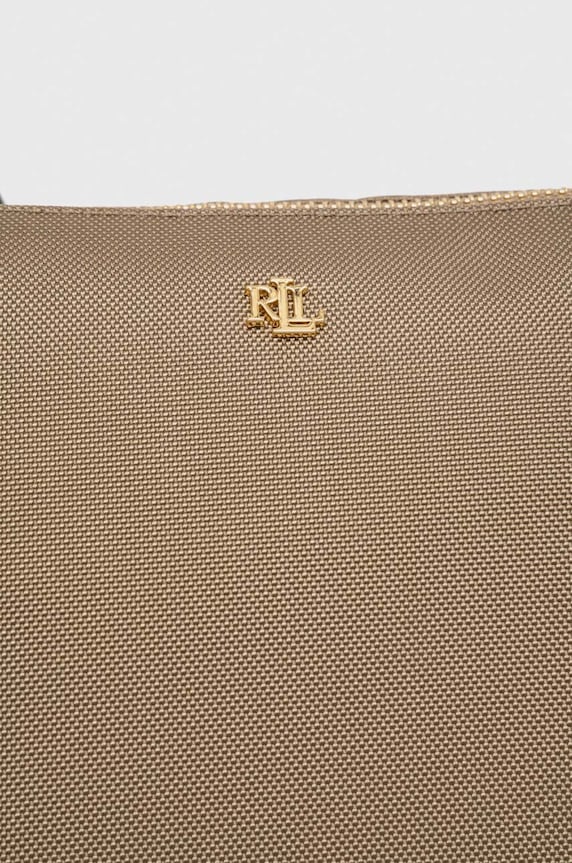 Accesorii Lauren Ralph Lauren geantă shopper pentru femei 431916737 bej