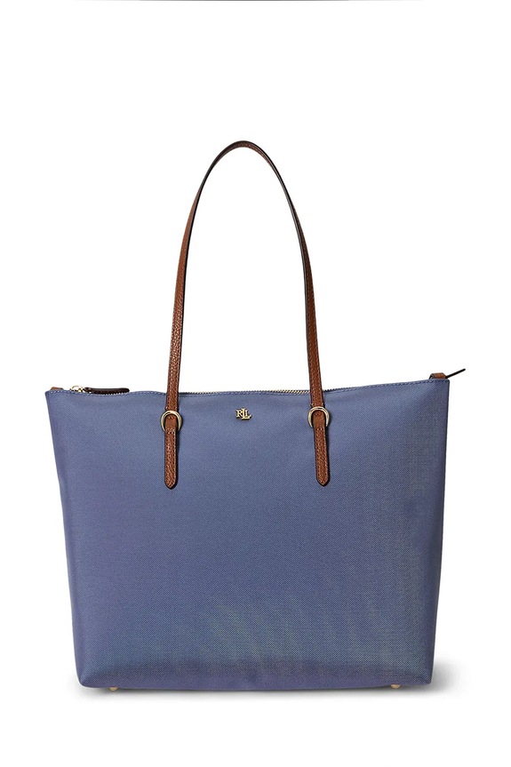 Lauren Ralph Lauren kabelka typu shopper dámska modrá 431916737