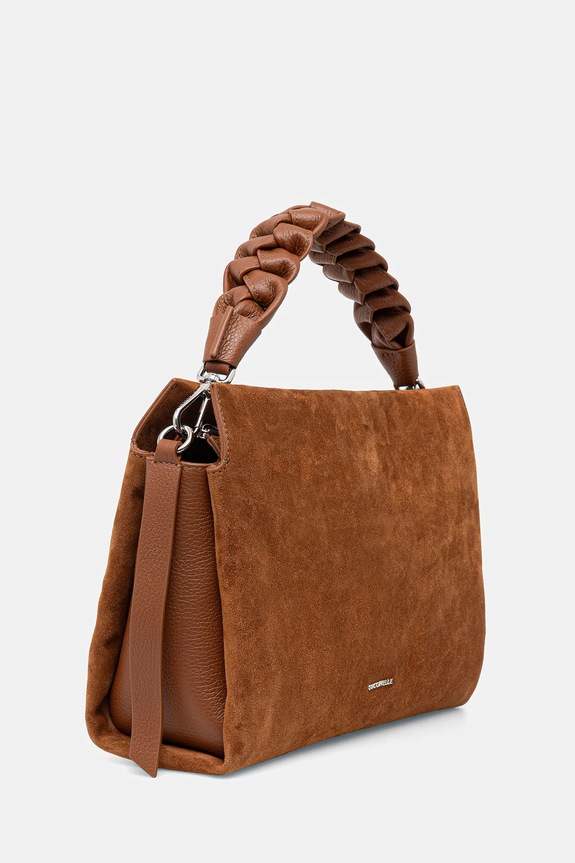 Τσάντα σουέτ Coccinelle E1.P6P.19.02.01 καφέ AA00