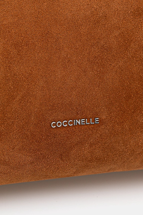 Τσάντα σουέτ Coccinelle καφέ E1.P6P.19.02.01