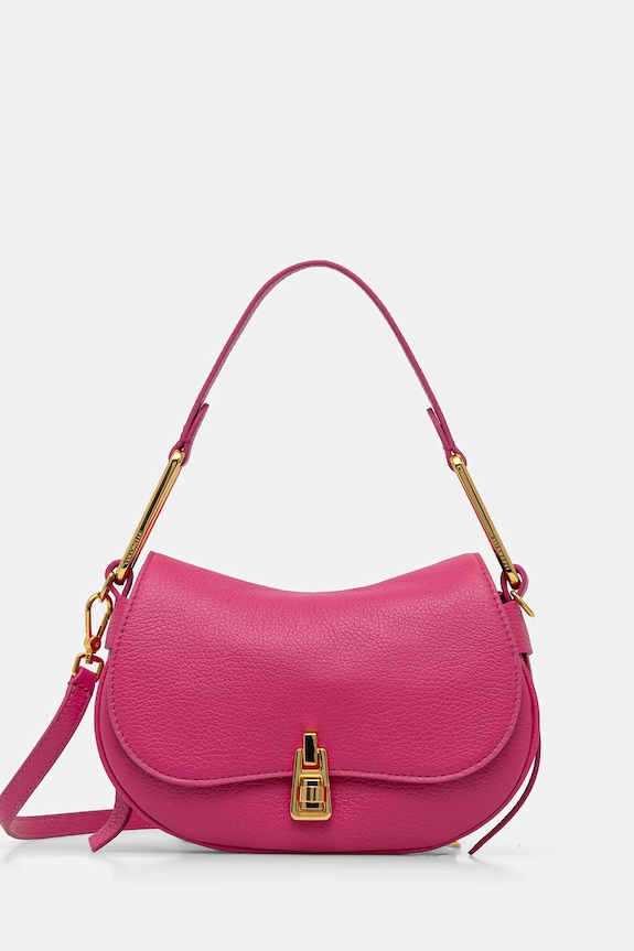 Coccinelle Geantă crossbody de damă din piele roz E1.PQR.58.01.01