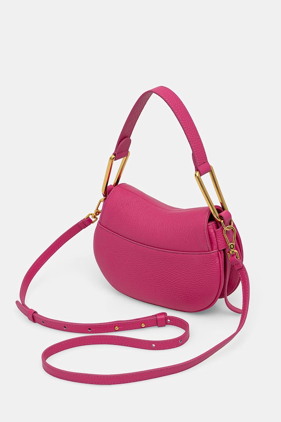 Accesorii Coccinelle Geantă crossbody de damă din piele E1.PQR.58.01.01 roz