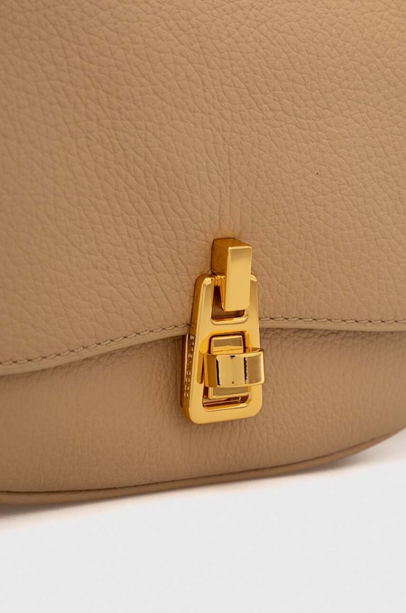 Accesorii Coccinelle geantă crossbody de damă din piele E1.PQR.58.01.01 bej