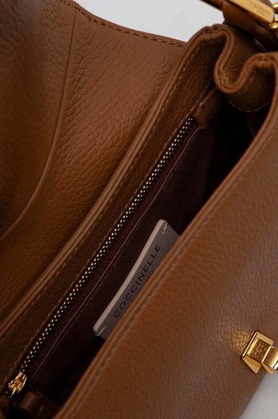 Coccinelle geantă crossbody de damă din piele E1.PQR.58.01.01 maro