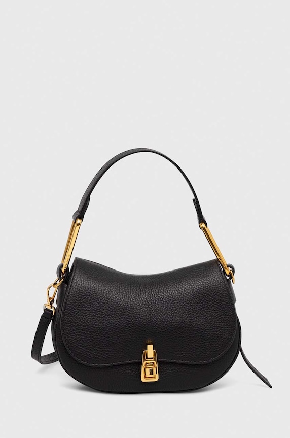 Coccinelle torebka crossbody damska skórzana skóra licowa czarny E1.PQR.58.01.01