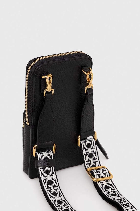Accesorii Coccinelle husa din piele pentru telefon E5.PM0.27.01.01 negru