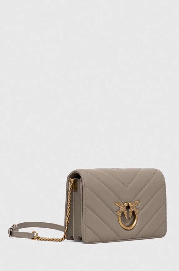 Pinko torebka skórzana 100063.A136 szary AA00