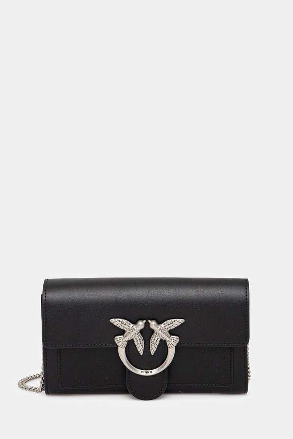 Pinko portofel pentru femei din piele negru 100062.A0F1