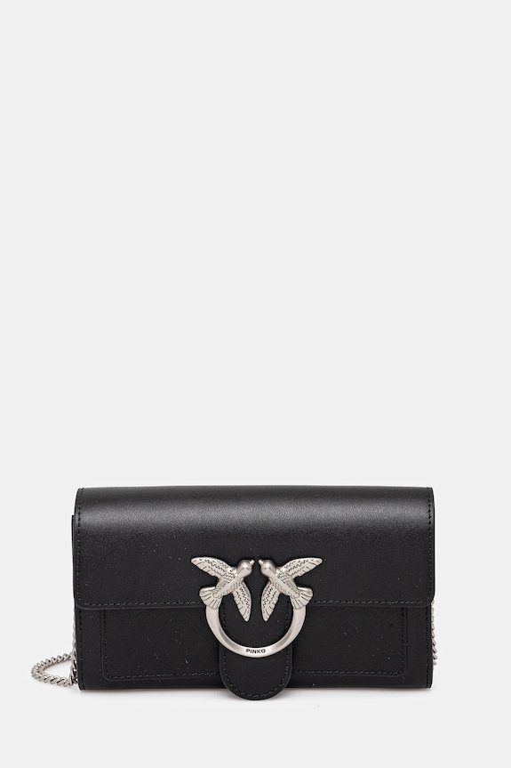 Pinko portofel pentru femei din piele negru 100062.A0F1