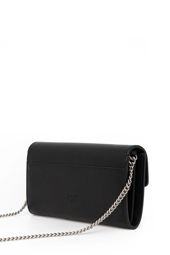 Accesorii Pinko portofel pentru femei din piele 100062.A0F1 negru