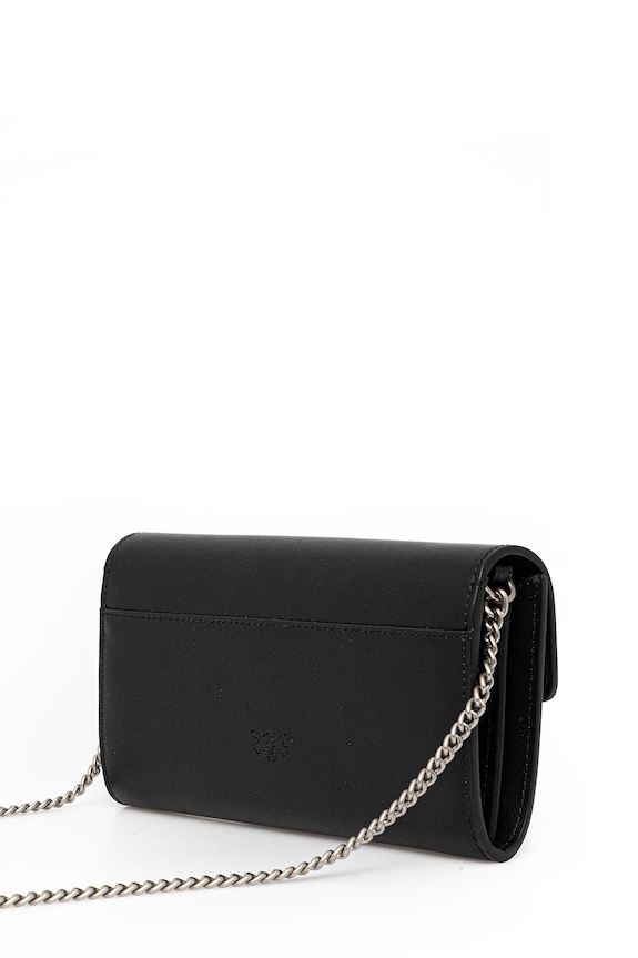 Accesorii Pinko portofel pentru femei din piele 100062.A0F1 negru