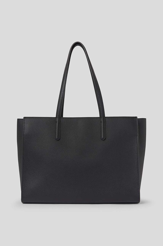 Karl Lagerfeld poseta de piele 235W3074 negru AW23