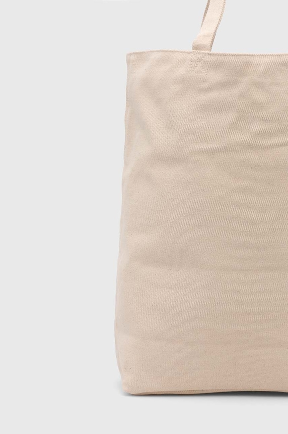 Bavlněná kabelka Karl Lagerfeld Jeans béžová 235J3056