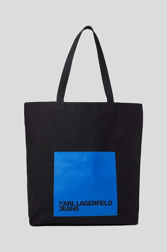 Torba Karl Lagerfeld Jeans bez remena crna 235J3056