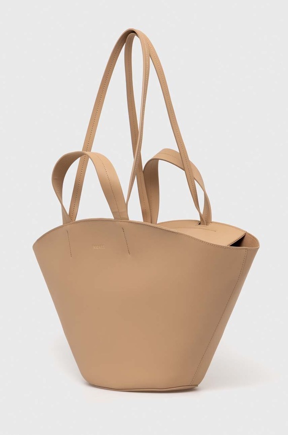 Patrizia Pepe torebka skórzana 8B0140.L047 beżowy AW23