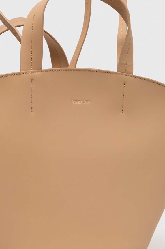 Akcesoria Patrizia Pepe torebka skórzana 8B0140.L047 beżowy