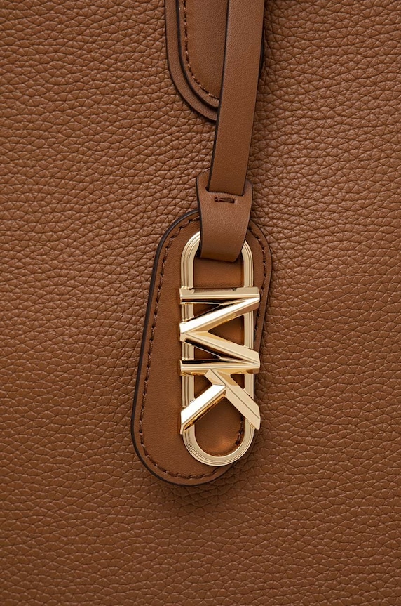 Oboustranná kožená kabelka MICHAEL Michael Kors hnědá 30F3GZAT4T