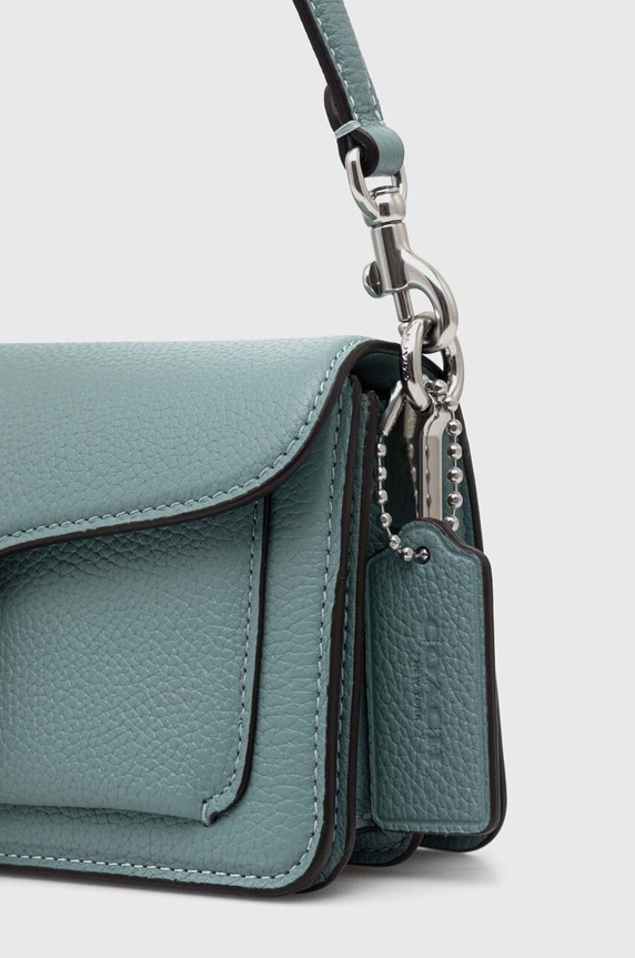 Akcesoria Coach torebka skórzana Tabby Shoulder Bag 20 CM543 niebieski