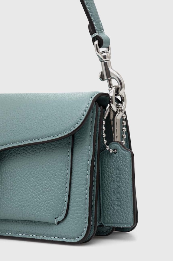 Akcesoria Coach torebka skórzana Tabby Shoulder Bag 20 CM543 niebieski