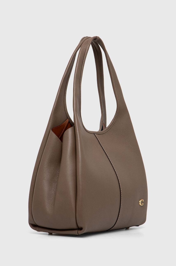 Coach usnjena torbica Lana Shoulder Bag CM544 rjava AA00