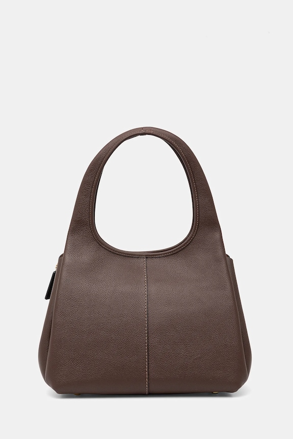 Akcesoria Coach torebka skórzana Lana Shoulder Bag CM544 brązowy