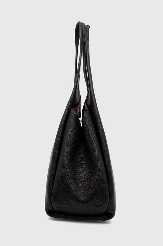 Δερμάτινη τσάντα Coach Lana Shoulder Bag CM544 μαύρο AA00