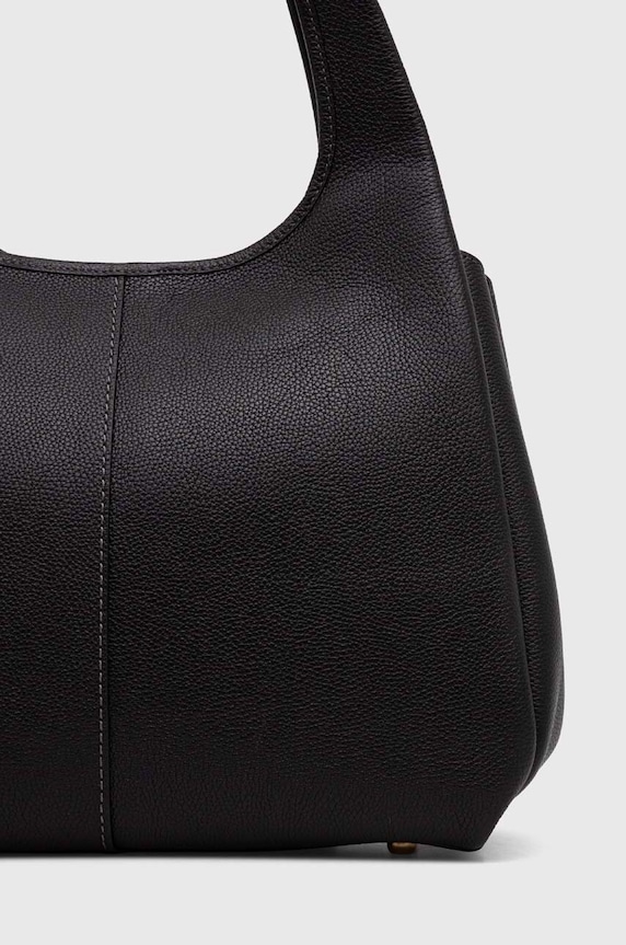 Αξεσουάρ Δερμάτινη τσάντα Coach Lana Shoulder Bag CM544 μαύρο